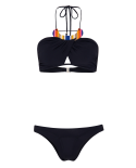 Collar Top Bikini
