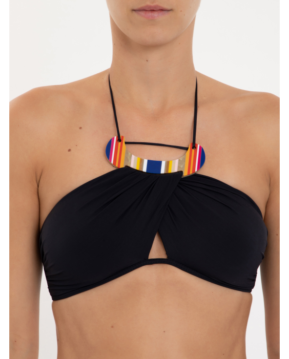 Collar Top Bikini