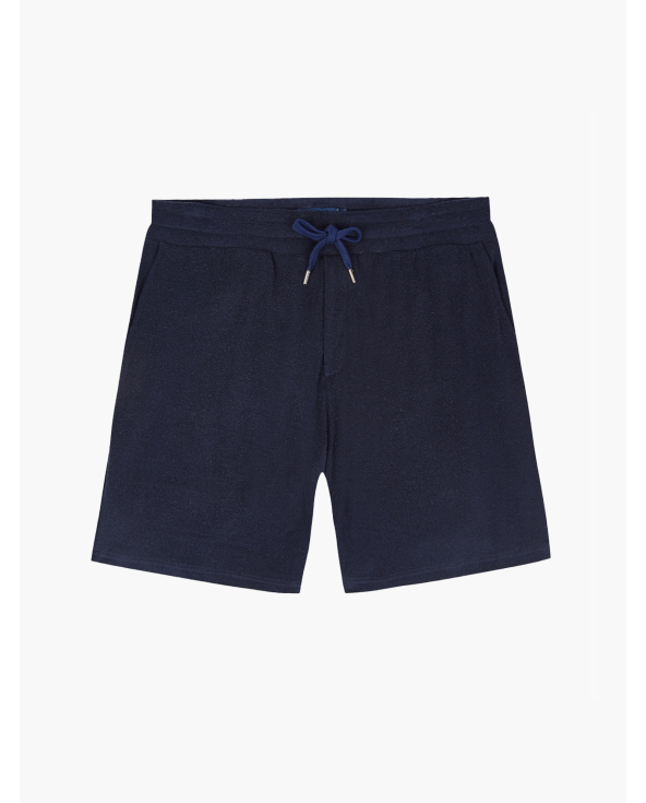 Augusto Terry Cotton Blend Shorts