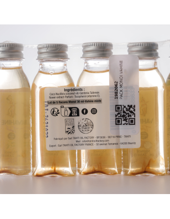 Pack Monoi Vahine Tahiti 5*30Ml 2