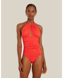 Bio Ruched Halter One Piece Watermalon