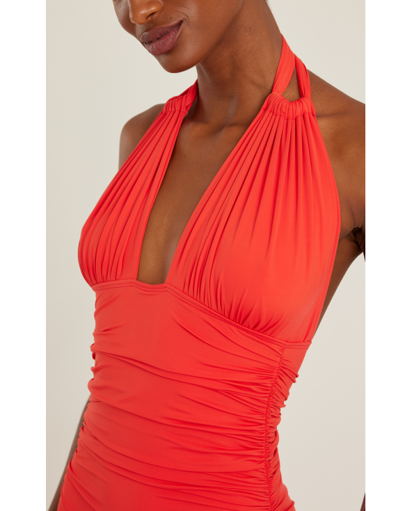 Bio Ruched Halter One Piece Watermalon