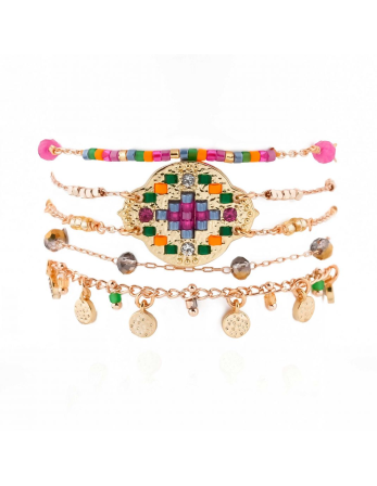 Cuff Goldville Gold Hipanema