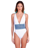 Deep V Neck Reversible Op Malachita