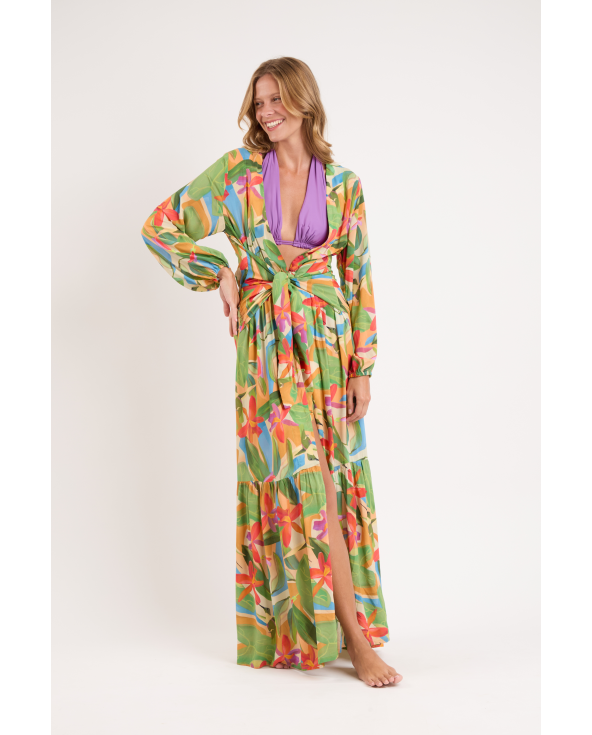 Tropical Long Dress Verona