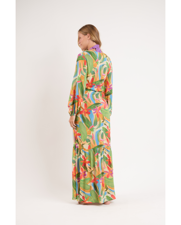 Tropical Long Dress Verona