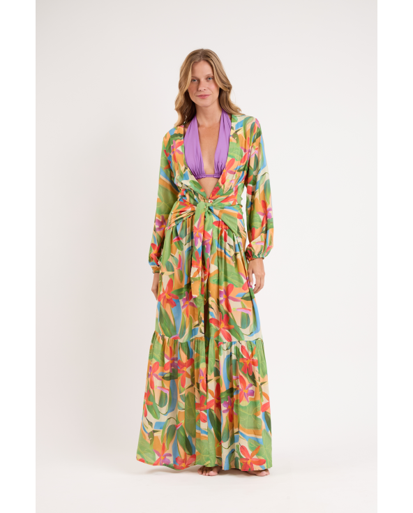 Tropical Long Dress Verona