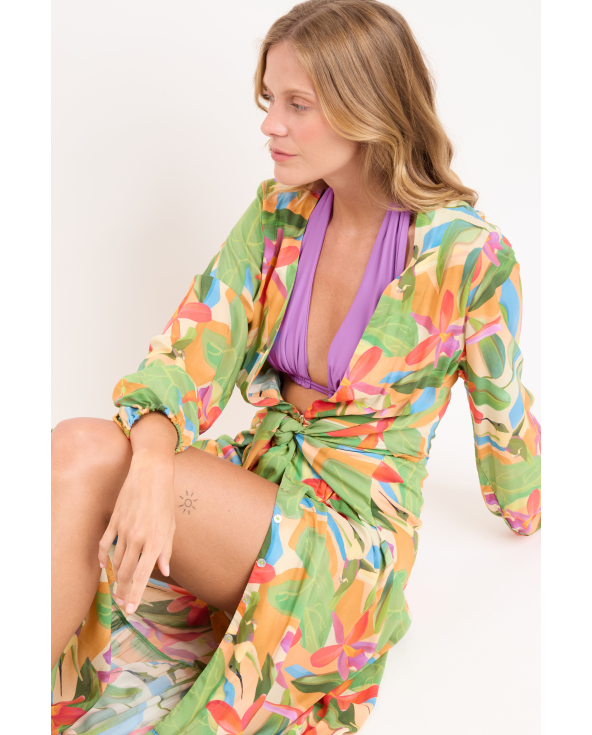 Tropical Long Dress Verona