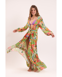 Tropical Long Dress Verona