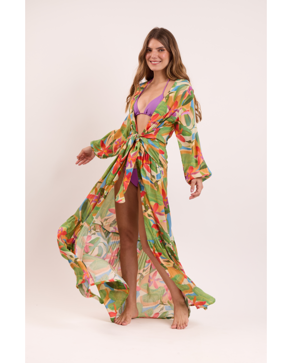Tropical Long Dress Verona