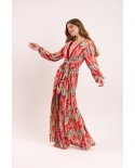 Sea-Bloom Long Dress Verona