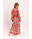 Sea-Bloom Long Dress Verona