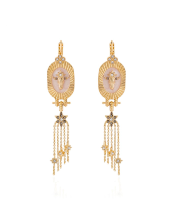 Earrings Altor White Hipenema