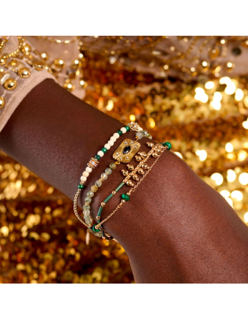 Cuff Karmelia Green Hipenema 2