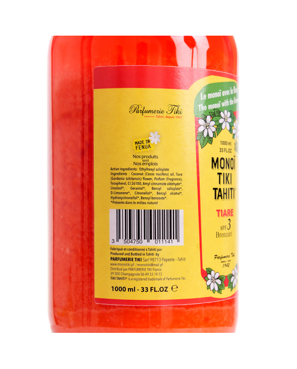 Monoi Tiki Tiare Indice 3 1L