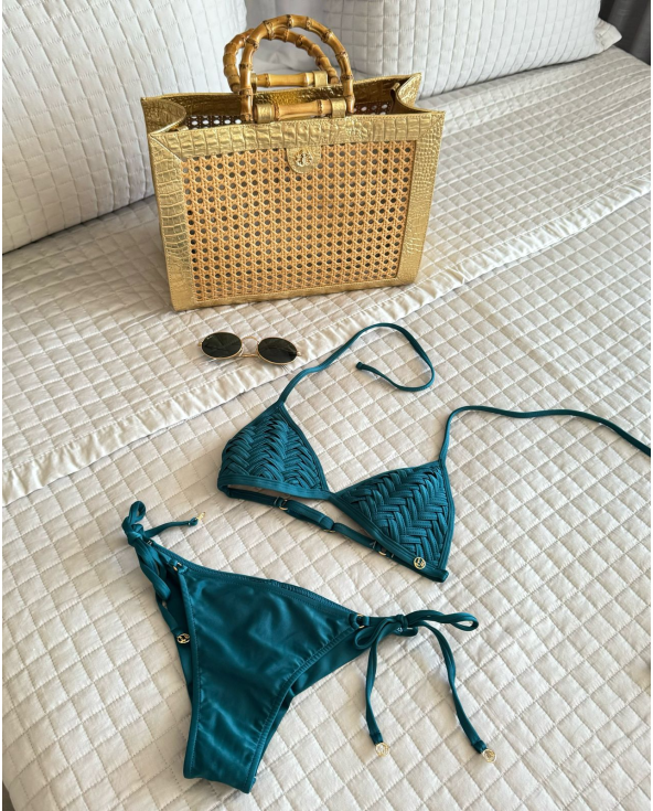 Top Tapajos Triangulo-Macrame