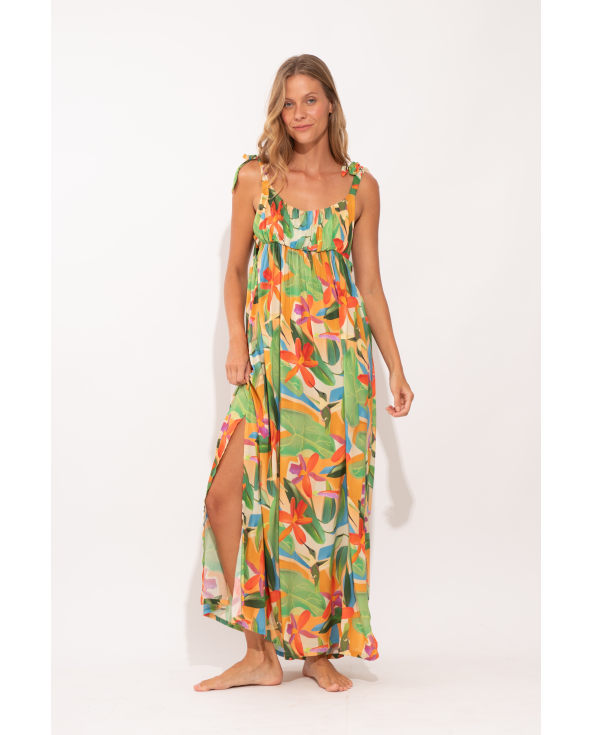 Tropical Long Dress Chiara