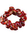 Floral-Scales Scrunchie
