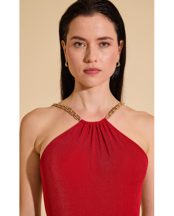 Persian Chain High-Neck Op