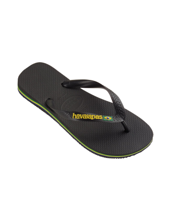 Flip Flopi Negri Eleganti Cu Logoul Havaianas Brazilia -...