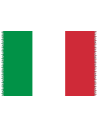 Fringed Pareo With The Italian National Flag - Canga Italian Flag