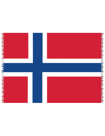 Pareo With The Norvegian National Flag - Canga Norvegian...