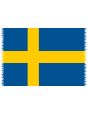 Pareo With The Swedish National Flag - Canga Swedish National Flag
