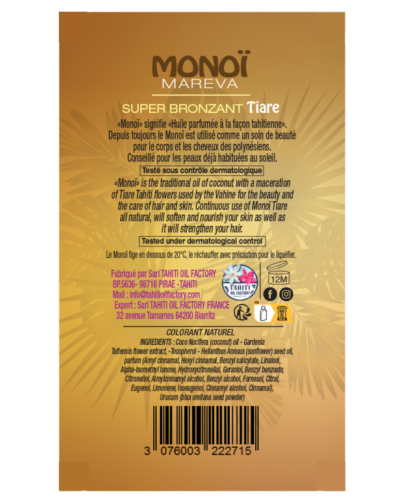 Monoi Super Bronzant Tiare 120Ml