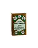 Plant-Based Soap With 30% Tahitian Monoi, Coconut Fragrance - Tiki Savon Tiare Tahiti Coco 130 Gr