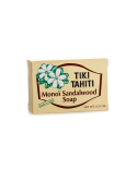 Plant-Based Soap With Monoï And Coconut Oil, Sandalwood Fragrance - Tiki Savon Santal 130 Gr