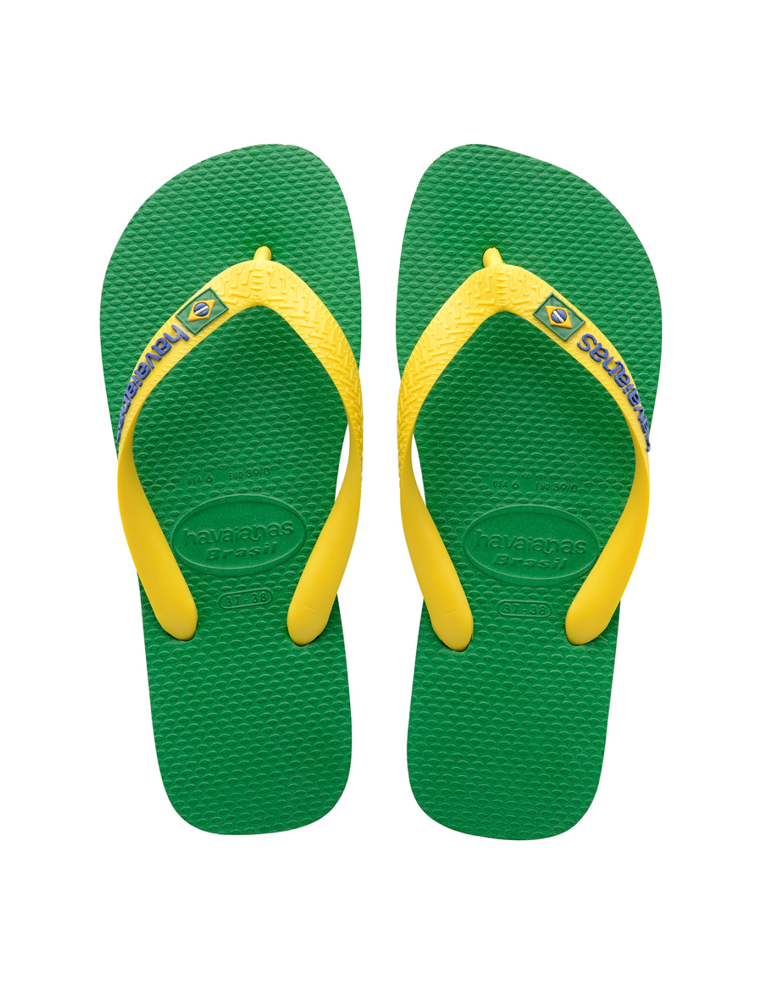 Havaianas Brasil Logo Green