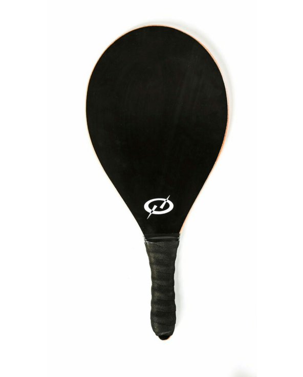 Black Beach Paddle With Logo - Raquete Basica...