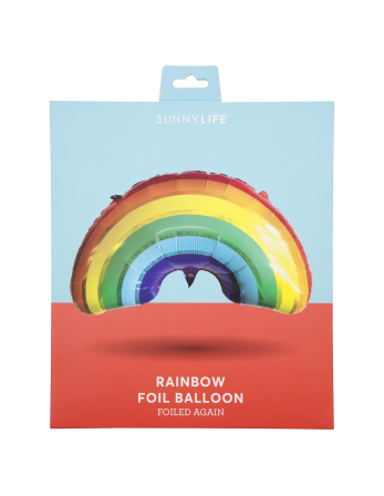 Globo De Finestra En Aluminio Forma Arcoiris - Balloon...