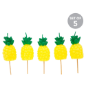 Zestaw 5 Świeczek (Ananas) - Pineapple Cake Candle
