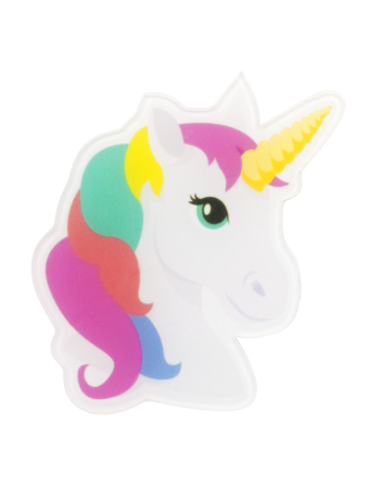 Set Of 3 Pin-On's: Unicorn / Ice Cream / Rainbow -...