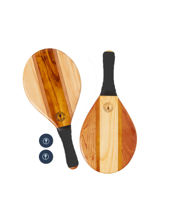 Svarta Neopren Trä Frescobolracketar - Trancoso Beach Bat... 2