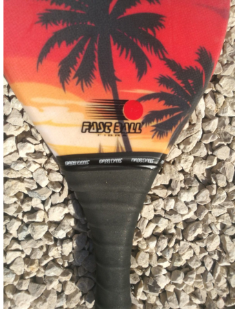 Frescobol Racket Sunset / Palm Trees - Raquete Praia Bonita