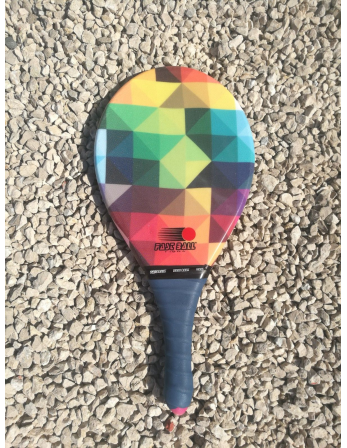 Frescobol Racket Geometry / Multicolor - Raquete... 2