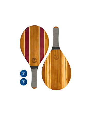 Set Houten Rackets - Grijs&nbsp; - Leblon Beach Bat Grey