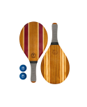 Set Of Wooden Beach Bats - Grey - Leblon Beach Bat Grey