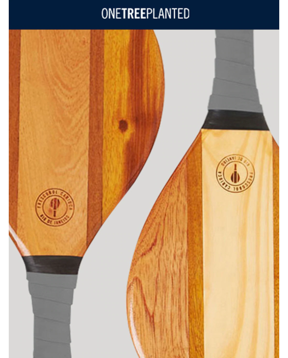 Set Of Wooden Beach Bats - Grey - Leblon Beach...