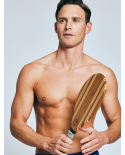 Set Of Wooden Beach Bats - Grey - Leblon Beach Bat Grey