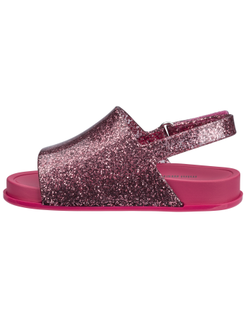 Baby Melissa Beach Slide Sandal Pink Glitter