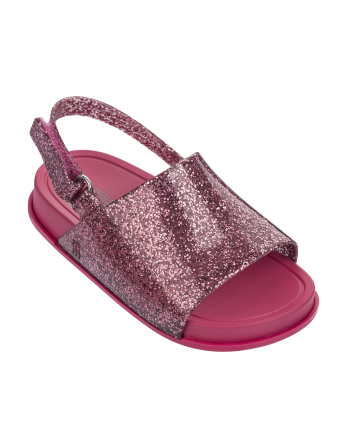 Baby Melissa Beach Slide Sandal Pink Glitter 2