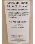 Aceite Monoï De Tahiti 100% Natural 5 L - Monoi Tiki Ao 5L