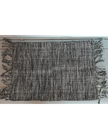 Toallita De Mesa Negra Defuminada Con Flecos - Jogo... 2