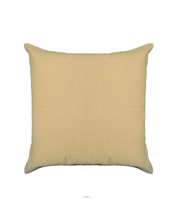 Kussensloop Met Rits In Gerecycleerd Beige Katoen - Xingu...