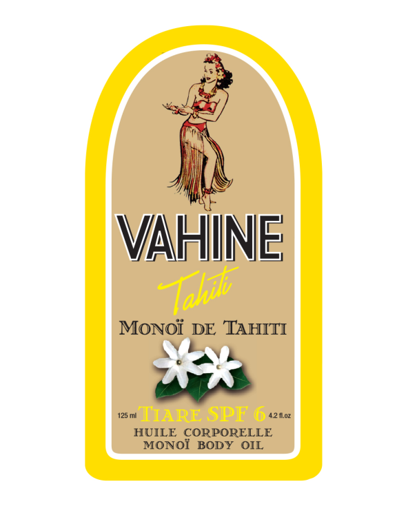 Body Oil Tiare Flower - Spf6 - Vahine Monoi...