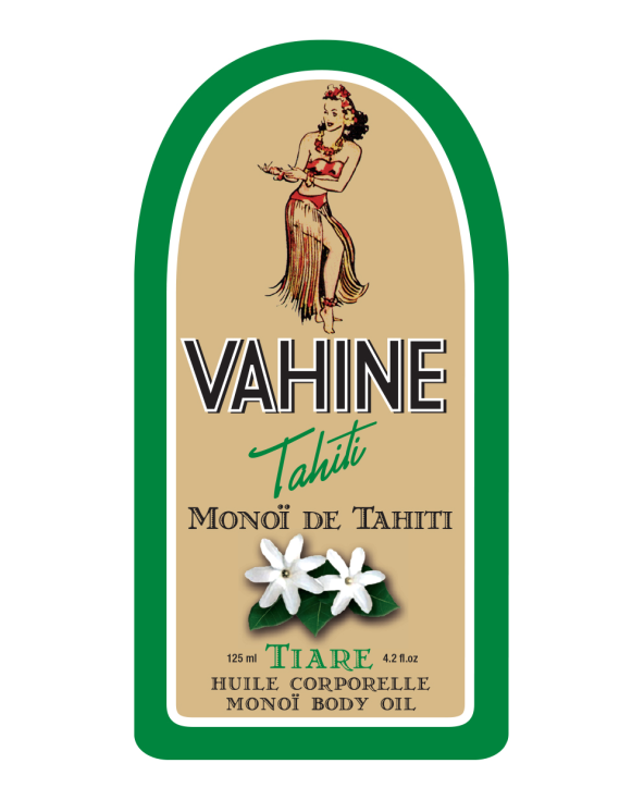 ティアレの花の香りのモノイオイル - Vahine Tahiti - Monoï Tiare...