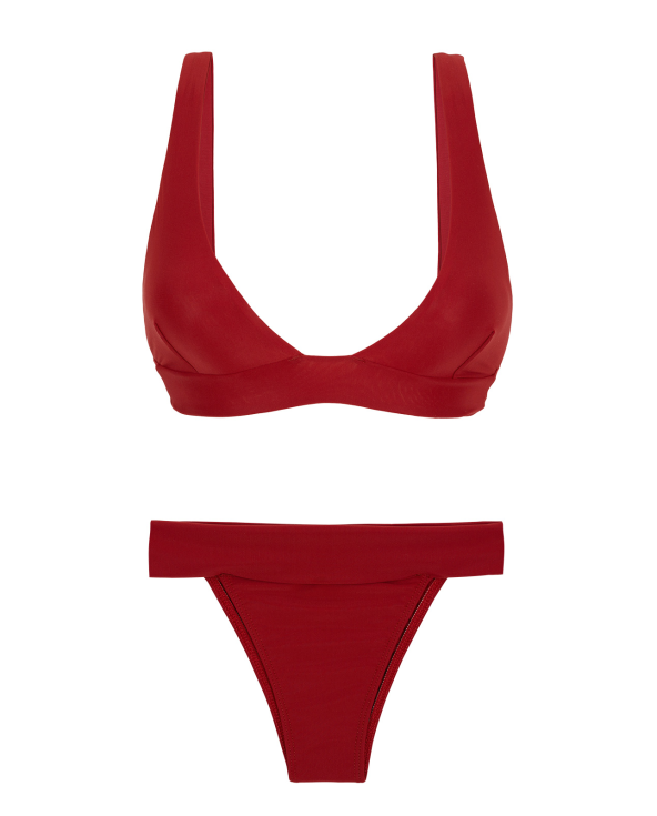 Red Bra Bikini Set - Bikini V Pitanga
